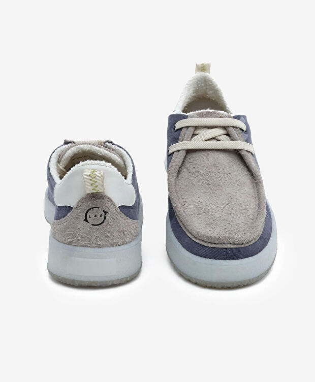 Erkek Mavi Hakiki Deri Casual Ayakkabı - 7