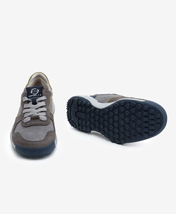 Erkek Koyu Gri Spor Ayakkabı - 6