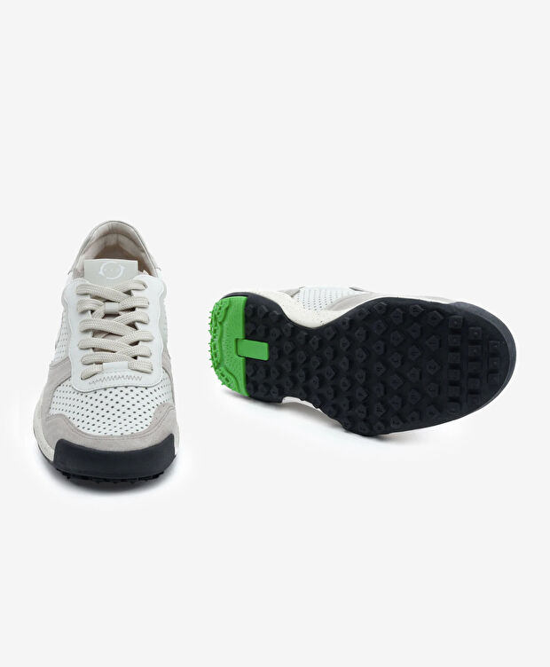 Erkek Açık Gri Hakiki Deri Spor Ayakkabı - 6