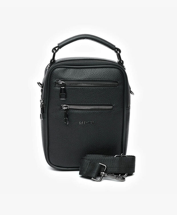 Erkek Siyah Çapraz Çanta - 1