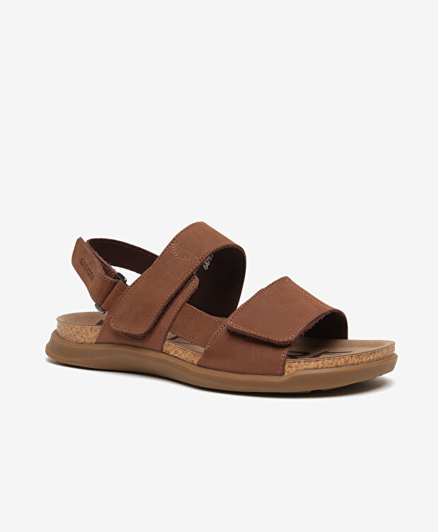 Erkek Vizon Nubuk Sandalet - 2