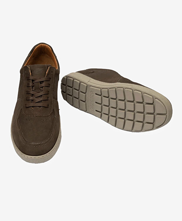 Erkek Kahverengi Hakiki Deri Comfort Ayakkabı - 6