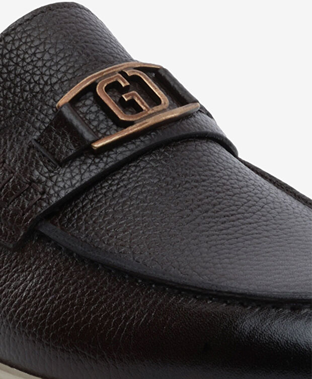 Erkek Kahverengi Hakiki Deri Loafer Ayakkabı - 5