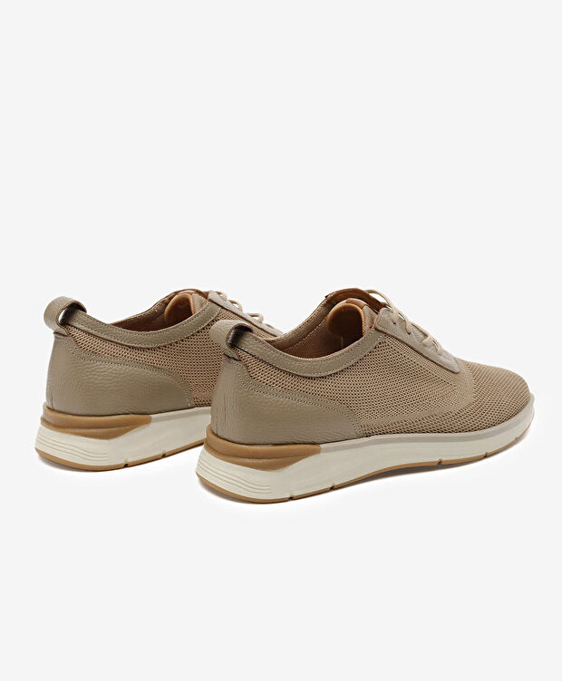 Erkek Bej Casual Ayakkabı - 4