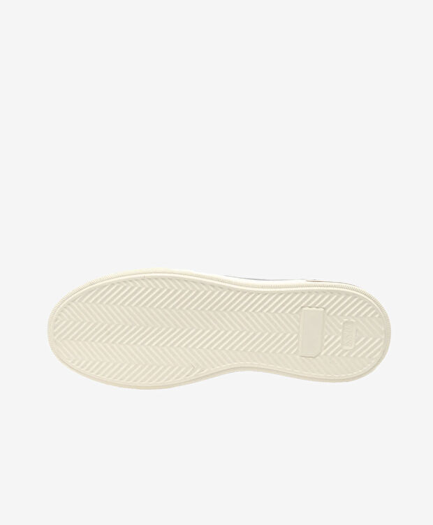 Erkek Lacivert Hakiki Deri Sneaker Ayakkabı - 6