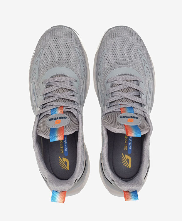 Erkek Gri Günlük Spor Ayakkabı - 4