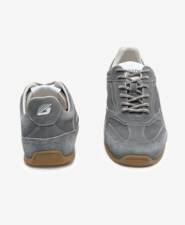 Erkek Gri Hakiki Deri Casual Ayakkabı - 7