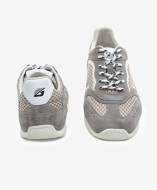 Erkek Gri Hakiki Deri Casual Ayakkabı - 7