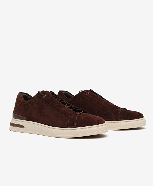 Erkek Kahverengi Hakiki Deri Sneaker Ayakkabı - 3