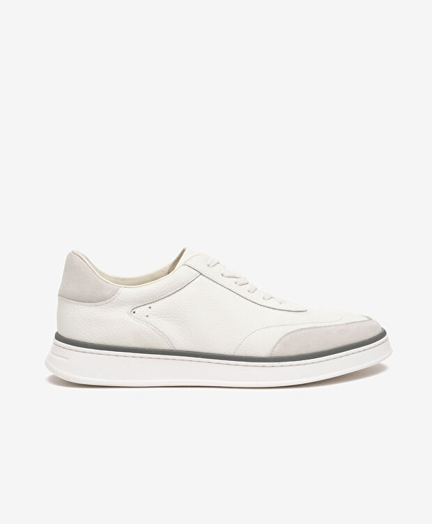 Erkek Beyaz Sneaker Ayakkabı - 1