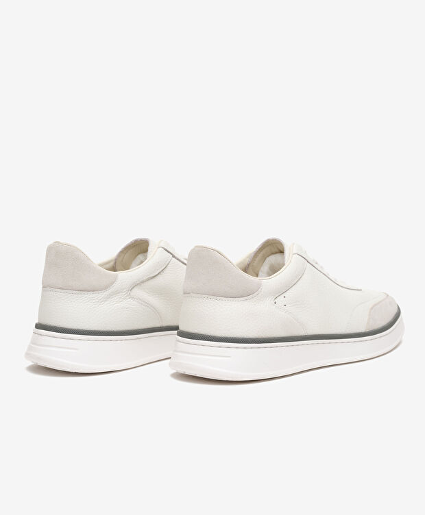 Erkek Beyaz Sneaker Ayakkabı - 4