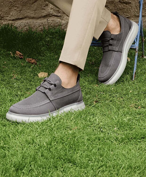 Erkek Antrasit Casual Ayakkabı - 9