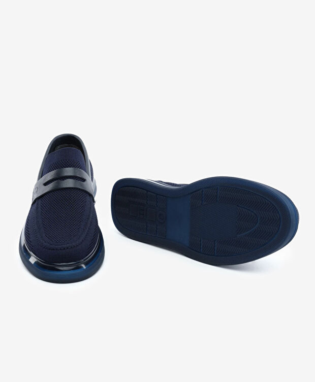 Erkek Lacivert Loafer Ayakkabı - 6
