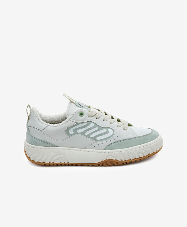 Kadın Mint  Hakiki Deri Sneaker Ayakkabı - 1