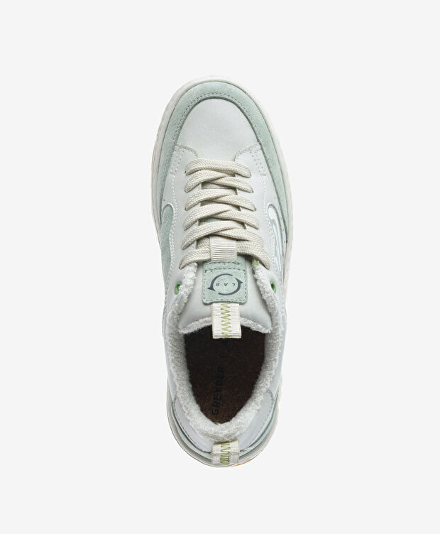 Kadın Mint Hakiki Deri Sneaker Ayakkabı - 4