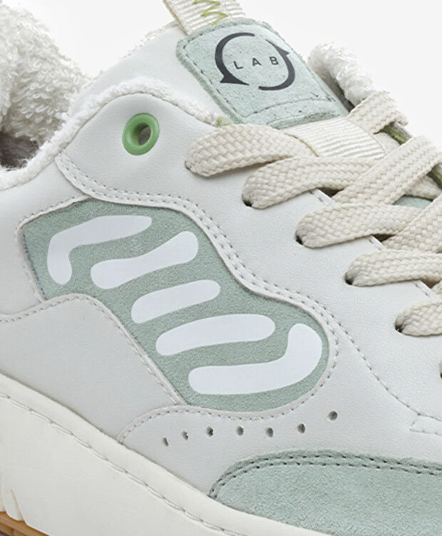 Kadın Mint Hakiki Deri Sneaker Ayakkabı - 5