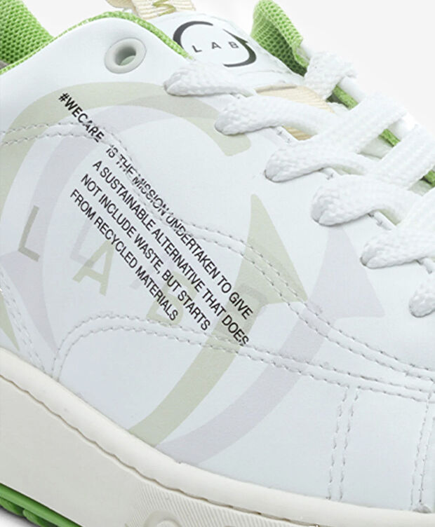 Kadın Beyaz Hakiki Deri Sneaker Ayakkabı - 5