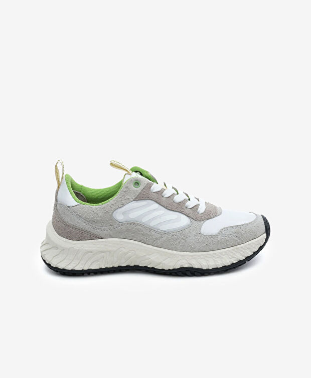 Kadın Açık Gri Hakiki Deri Spor Ayakkabı - 1
