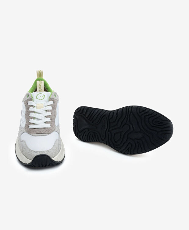 Kadın Açık Gri Hakiki Deri Spor Ayakkabı - 6