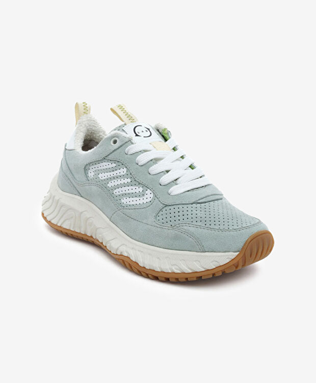 Kadın Mint Hakiki Deri Spor Ayakkabı - 2