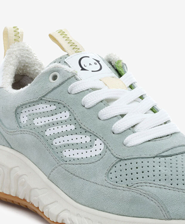 Kadın Mint Hakiki Deri Spor Ayakkabı - 5