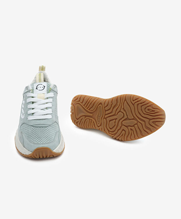 Kadın Mint Hakiki Deri Spor Ayakkabı - 6