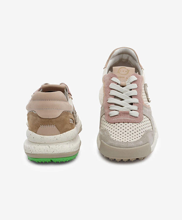 Kadın Ekru Hakiki Deri Spor Ayakkabı - 7