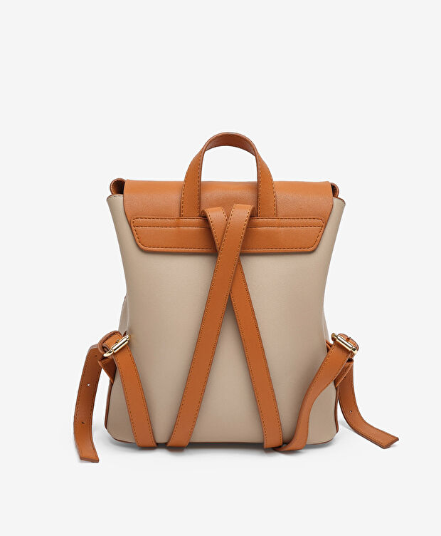 Kadın Bej Taba Sırt Çantası - 3