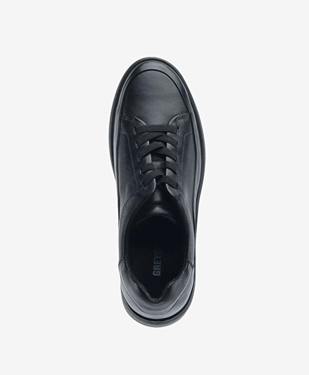 Kadın Siyah Hakiki Deri Casual Ayakkabı - 4