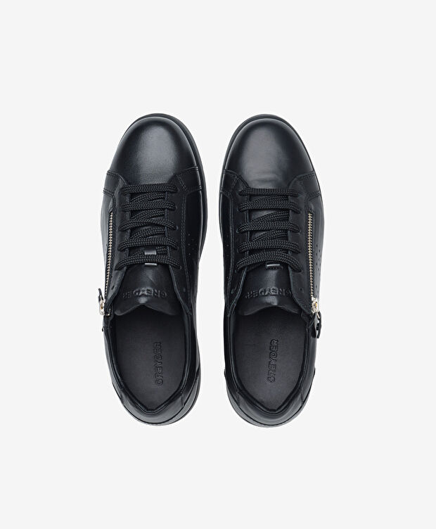 Kadın Siyah Sneaker Ayakkabı - 5