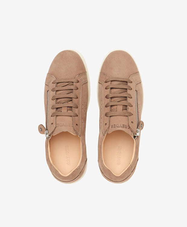 Kadın Vizon Nubuk Sneaker Ayakkabı - 5