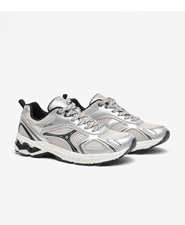 Kadın Gümüş Spor Ayakkabı - 3