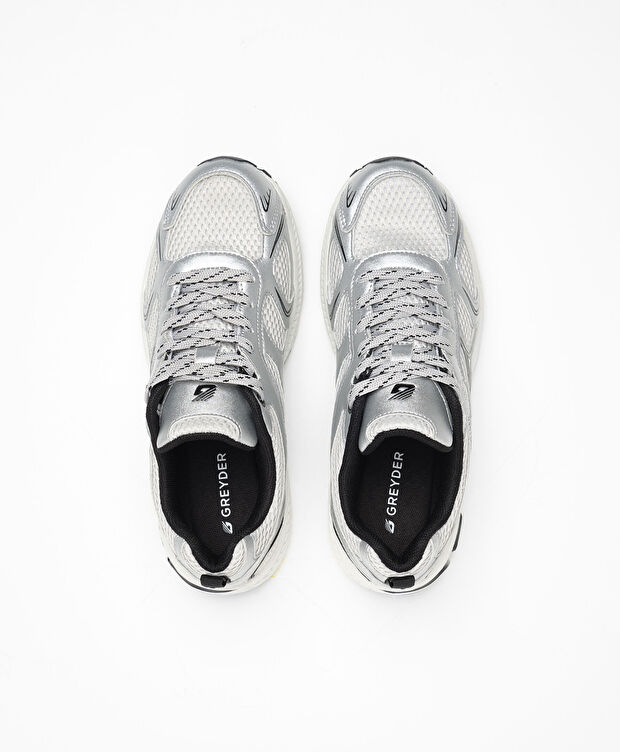 Kadın Gümüş Spor Ayakkabı - 5