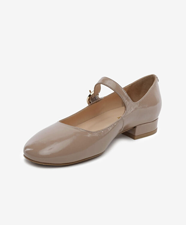 Kadın Açık Vizon Hakiki Deri Klasik Ayakkabı - 3