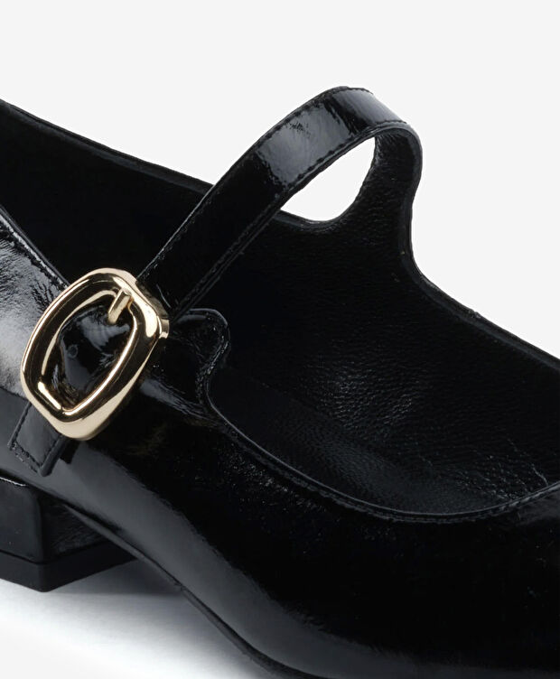 Kadın Siyah Hakiki Deri Klasik Ayakkabı - 5