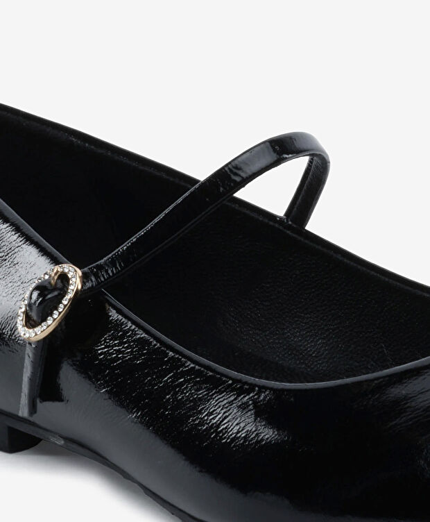 Kadın Siyah Hakiki Deri Babet - 5