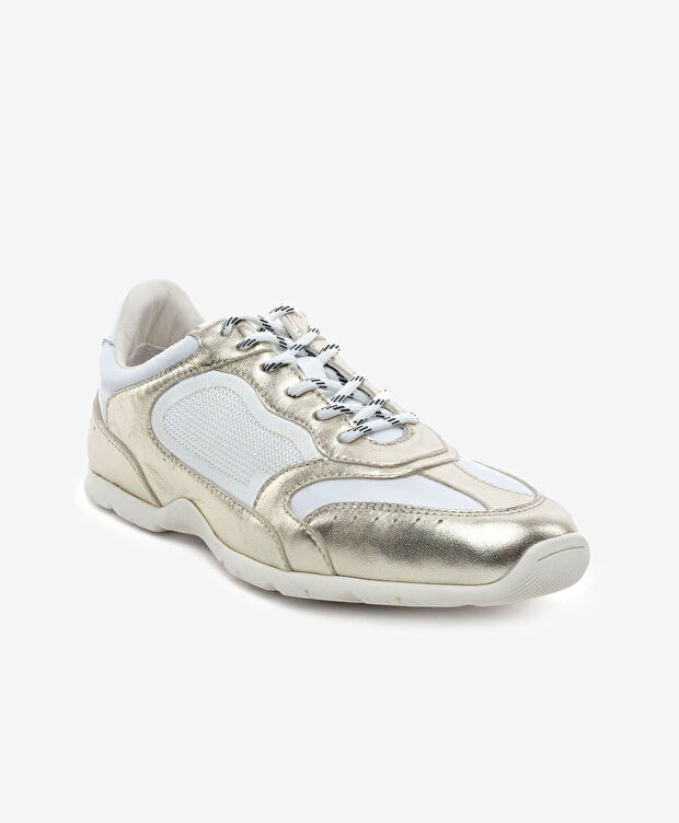 Kadın Altın Hakiki Deri Casual Ayakkabı - 2