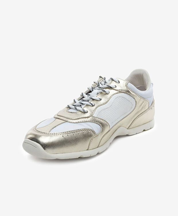 Kadın Altın Hakiki Deri Casual Ayakkabı - 3