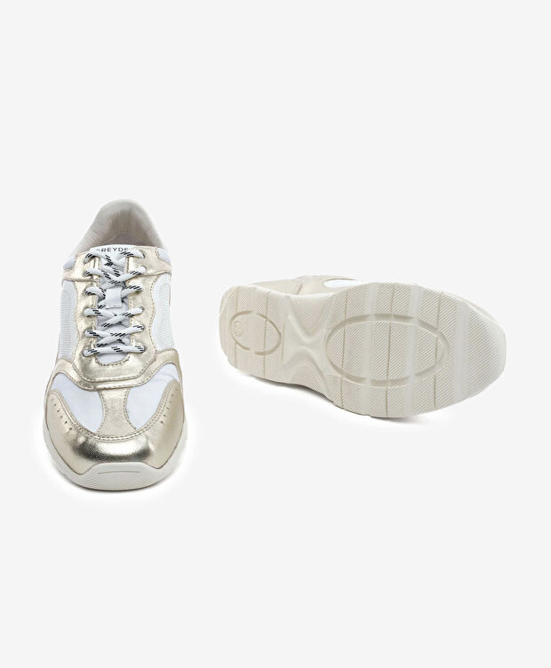 Kadın Altın Hakiki Deri Casual Ayakkabı - 6